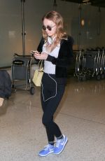LILY-ROSE DEPP at LAX Airport in Los Angeles 03/18/2017