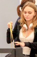 LILY-ROSE DEPP at LAX Airport in Los Angeles 03/18/2017