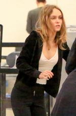 LILY-ROSE DEPP at LAX Airport in Los Angeles 03/18/2017