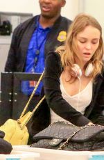 LILY-ROSE DEPP at LAX Airport in Los Angeles 03/18/2017