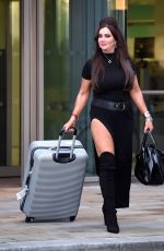 LISA APPLETON Leaves Jeremy Kyle Show in Manchester 03/11/2017