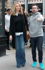LISA KUDROW Leaves AOL Studios in New York 02/27/2017