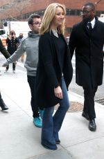 LISA KUDROW Leaves AOL Studios in New York 02/27/2017