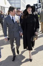 LIV TYLER at Cheltenham Festival on Ladies Day 03/15/2017