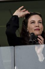 LIV TYLER at Cheltenham Festival on Ladies Day 03/15/2017