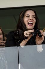 LIV TYLER at Cheltenham Festival on Ladies Day 03/15/2017