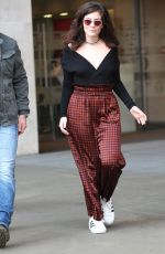 LORDE Arrives at Nick Grimshaw Breakfast Radio Show in London 03/27/2017