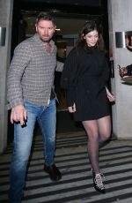 LORDE Leaves BBC Radio 2 Studios in London 03/27/2017