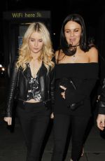 LOTTIE MOSS Leaves Chelsea Bar in London 03/09/2017