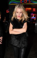 LOTTIE MOSS Leaves La Bodega Negra Restaurant in London 03/16/2017
