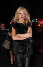 LOTTIE MOSS Leaves La Bodega Negra Restaurant in London 03/16/2017