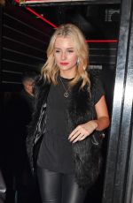 LOTTIE MOSS Leaves La Bodega Negra Restaurant in London 03/16/2017
