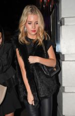 LOTTIE MOSS Leaves La Bodega Negra Restaurant in London 03/16/2017