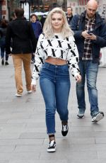 LOUISA JOHNSON in Jeans Out in London 03/06/2017