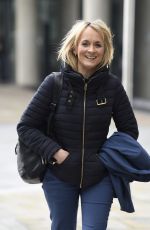 LOUISE MINCHIN Leaves BBC Studio in London 03/07/2017
