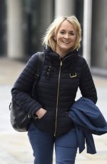 LOUISE MINCHIN Leaves BBC Studio in London 03/07/2017