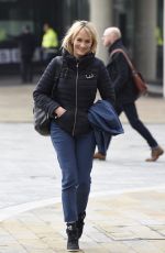 LOUISE MINCHIN Leaves BBC Studio in London 03/07/2017