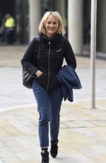 LOUISE MINCHIN Leaves BBC Studio in London 03/07/2017
