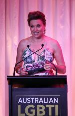 LUCY LAWLESS at Australian LGBTI Awards 2017 in Sydney 03/02/2017