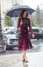 LUCY MECKLENBURGH at Leonard Paris Fashion Show 03/06/2017