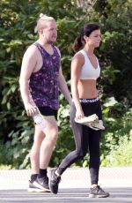 LUCY MECKLENBURGH in Leggings and Tank Top Out in Marbella 03/23/2017