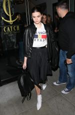 MAIA MITCHELL Leaves Catch LA in West Hollywood 03/05/2017