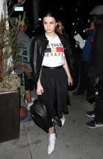 MAIA MITCHELL Leaves Catch LA in West Hollywood 03/05/2017