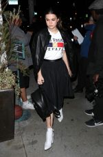 MAIA MITCHELL Leaves Catch LA in West Hollywood 03/05/2017