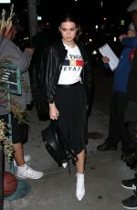 MAIA MITCHELL Leaves Catch LA in West Hollywood 03/05/2017