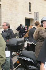 MAJDA SAKHO Leaves Christian Dior Fashion Show in Paris 03/03/2017