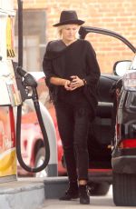 MALIN AKERMAN at a Gas Station in Los Feliz 03/22/2017
