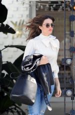 MANDY MOORE Out and About in in Beverly Hills 03/20/2017