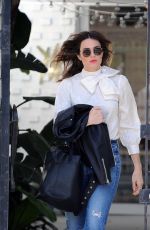 MANDY MOORE Out and About in in Beverly Hills 03/20/2017