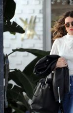 MANDY MOORE Out and About in in Beverly Hills 03/20/2017