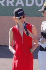 MARCIA GAY HARDEN and EMILY TYRA at 13th Annual Desert Smash Celebrity Tennis in Rancho Mirage 03/07/2017