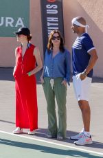 MARCIA GAY HARDEN and EMILY TYRA at 13th Annual Desert Smash Celebrity Tennis in Rancho Mirage 03/07/2017