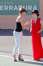 MARCIA GAY HARDEN and EMILY TYRA at 13th Annual Desert Smash Celebrity Tennis in Rancho Mirage 03/07/2017