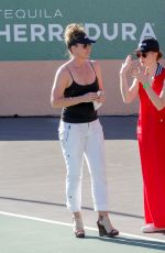 MARCIA GAY HARDEN and EMILY TYRA at 13th Annual Desert Smash Celebrity Tennis in Rancho Mirage 03/07/2017