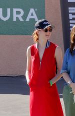MARCIA GAY HARDEN and EMILY TYRA at 13th Annual Desert Smash Celebrity Tennis in Rancho Mirage 03/07/2017