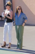 MARCIA GAY HARDEN and EMILY TYRA at 13th Annual Desert Smash Celebrity Tennis in Rancho Mirage 03/07/2017