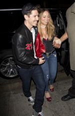 MARIAH CAREY and Bryan Tanaka Out for Dinner at Barton G. Restaurant in Los Angeles 03/04/2017