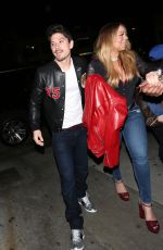 MARIAH CAREY and Bryan Tanaka Out for Dinner at Barton G. Restaurant in Los Angeles 03/04/2017