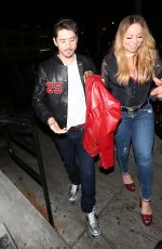 MARIAH CAREY and Bryan Tanaka Out for Dinner at Barton G. Restaurant in Los Angeles 03/04/2017