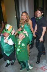 MARIAH CAREY Arrives at St Patricks Day Party 03/17/2017