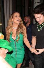 MARIAH CAREY Arrives at St Patricks Day Party 03/17/2017
