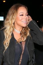 MARIAH CAREY at Catch LA in West Hollywood 03/23/2017