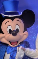 MARIE-ANGE CASTA at Disneyland Paris 25th Anniversary Celebration 03/25/2017