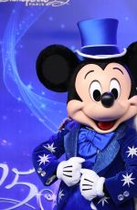 MARIE-ANGE CASTA at Disneyland Paris 25th Anniversary Celebration 03/25/2017