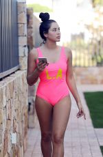 MARNIE SIMPSON in Swimsuit on Holiday in Tenerife 02/27/2017