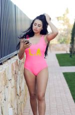 MARNIE SIMPSON in Swimsuit on Holiday in Tenerife 02/27/2017